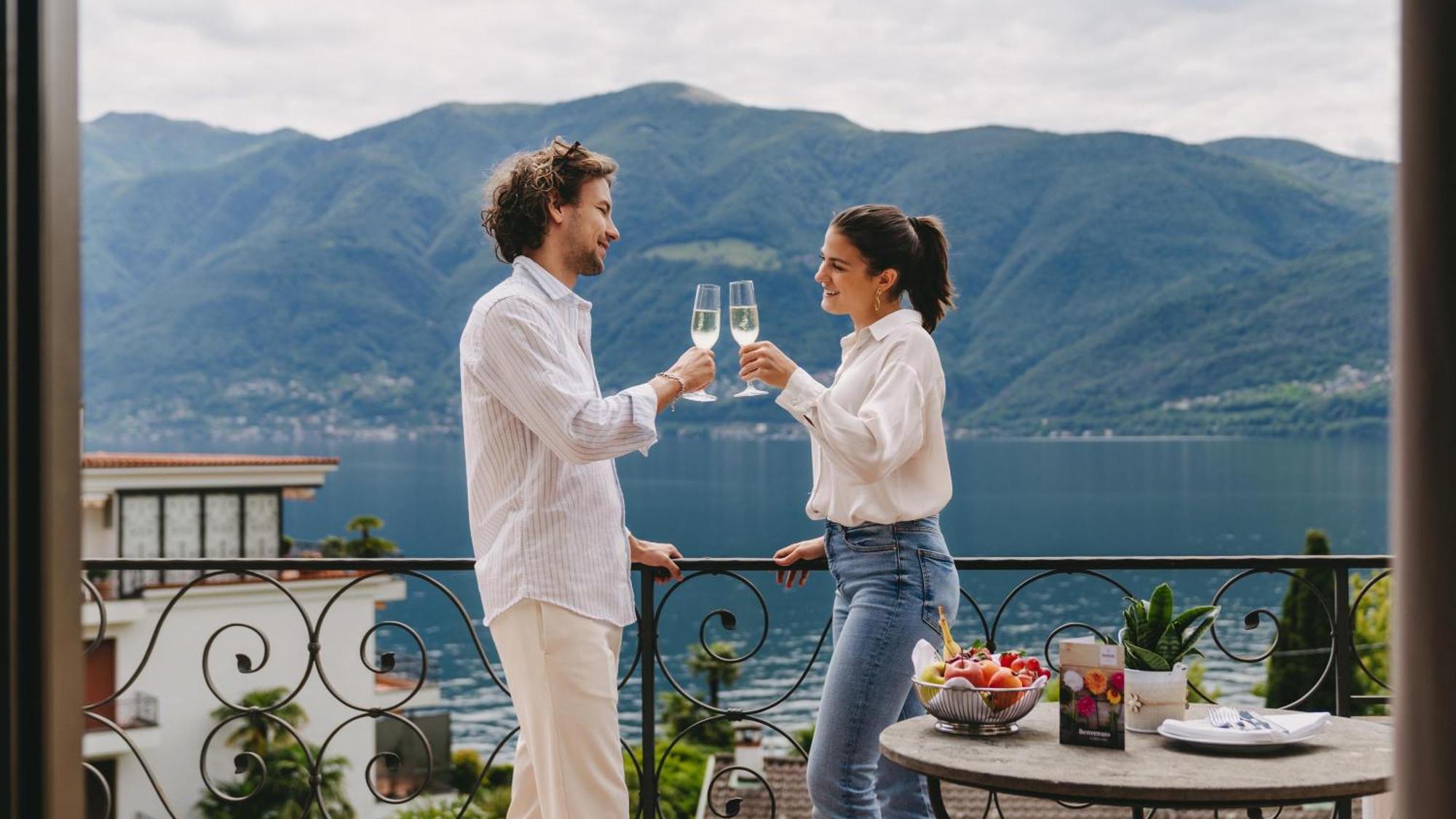 Boutique Hotel Sunstar Brissago Am Lago Maggiore Esterno foto